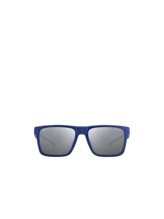 Carrera Ducati Carduc Männliche Sonnenbrillen mit Blauer Horn umrandeter Rahmen und Grauem Spiegel Fassung 021/S TZQ/T4
