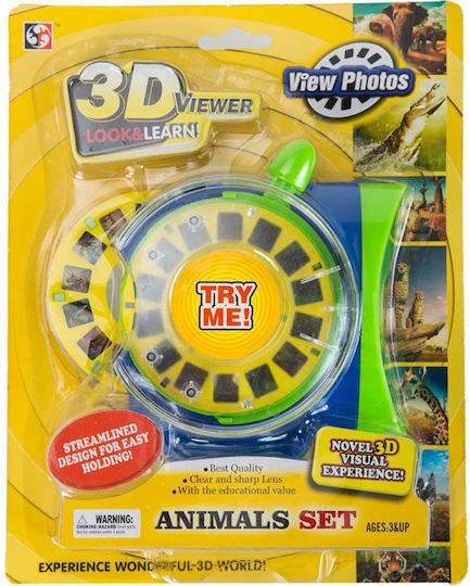 Interactive Toy Viewmaster Films for 3-6 Years Old (Various Designs/Assortment of Designs) 1pc