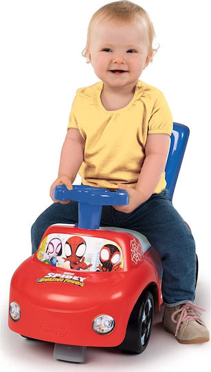 Smoby Spidey Ride On Car for 10+ Months Red