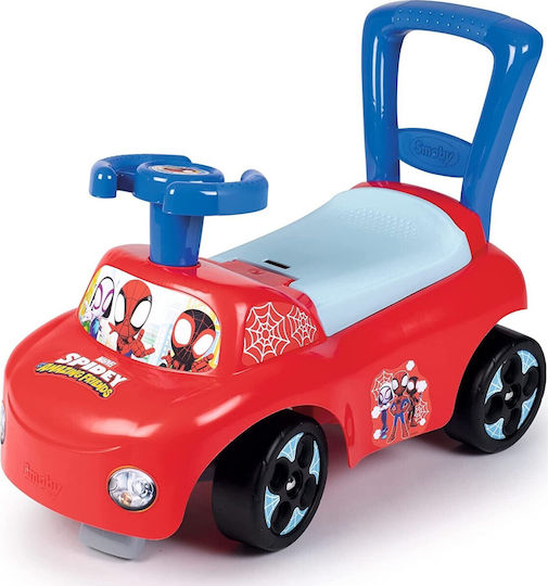 Smoby Spidey Ride On Car for 10+ Months Red
