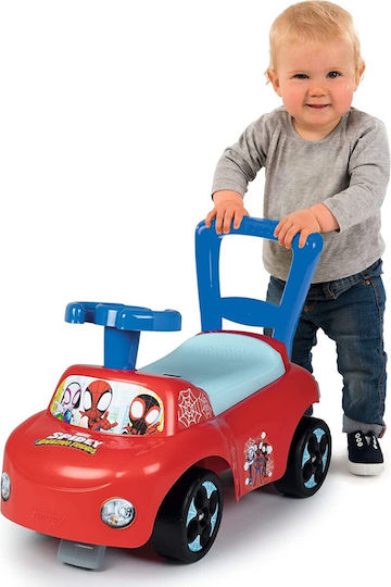 Smoby Spidey Ride On Car for 10+ Months Red