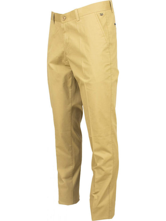 Palma-22 Trousers Chino in Slim Fit Yellow