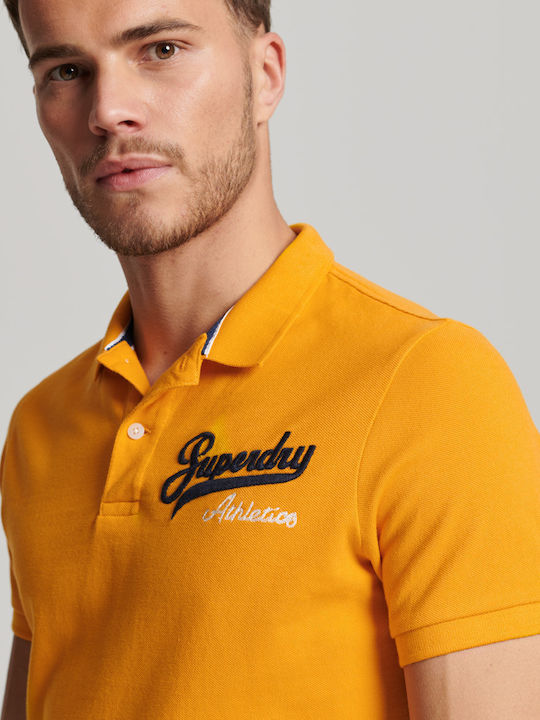 Superstate Polo Tricou Cu Mânecă Scurtă Galben