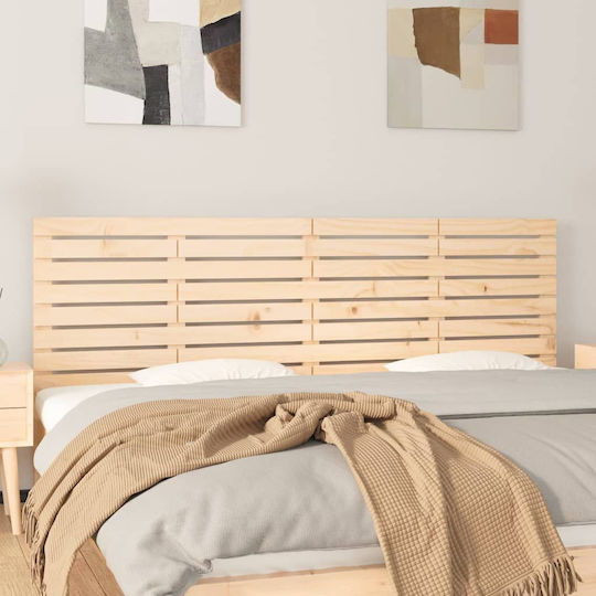 vidaXL Bed Headboard made of Wood in Beige Color 186x3x63cm