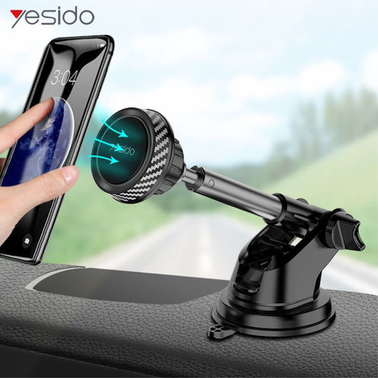 Yesido C67 Suport Auto pentru Telefon Mobil cu Magnet Negru