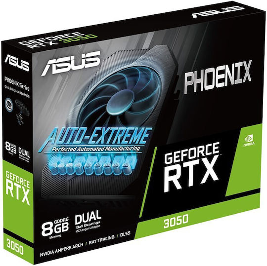 Asus GeForce RTX 3050 8GB GDDR6 Phoenix v2 Κάρτα Γραφικών