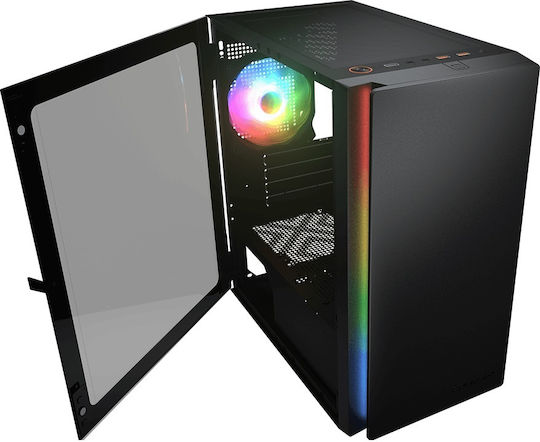 Cougar Purity RGB Gaming Mini Tower Carcasă PC cu Deschidere Laterală Neagră