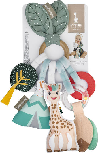 Sophie La Girafe Babyspielzeug Aktivitätsspielzeug am Ring aus Stoff mit Sounds für 6++ Monate