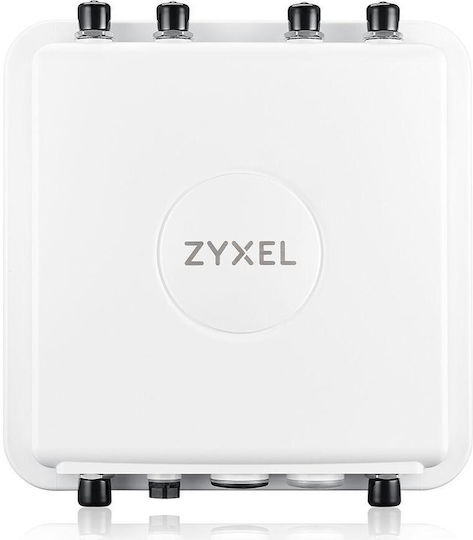 Zyxel WAX655E WiFi Mesh Network Access Point Wi‑Fi 6 Tri Band (2.4 & 5 & 6GHz) for Outdoor Placement