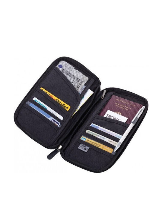Troika Passport Case Black