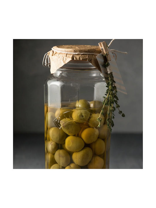 KIlner Kilner Vase General Use with Airtight Lid Glass Transparent 1800ml