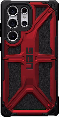 UAG Monarch Back Cover Πλαστικό Ανθεκτική Μαύρο / Κόκκινο (Galaxy S23 Ultra 5G)