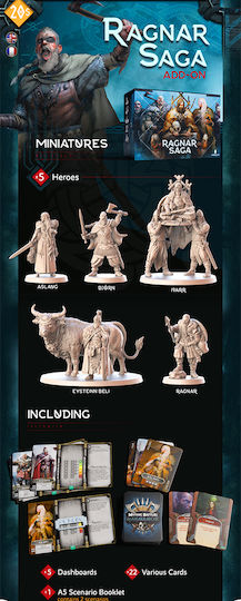 Extensie de Joc Mythic Battles: Ragnarök – Ragnar Saga 14+ Ani MBR06 (EN) Monolith