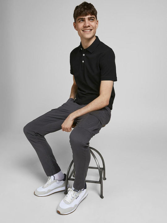Polo Short Sleeve Blouse Black