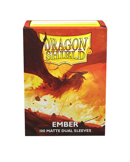Dragon Shield Card Sleeves Standard Size 100τμχ Red