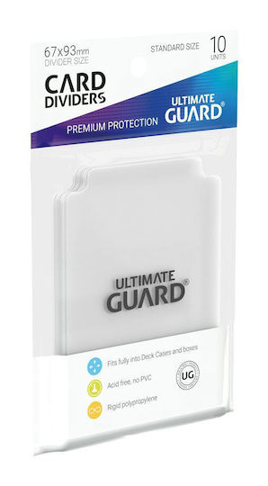 Ultimate Guard Card Dividers Card Divider Standard Size Clear