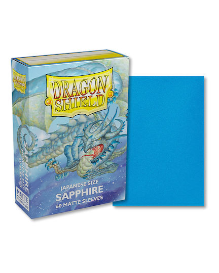 Dragon Shield Game Accessory Japanese Size Small Sleeves Matte Sapphire 60τμχ ART11128