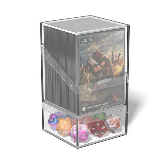 Ultimate Guard Boulder 'n' Tray 100+ Deck Box Standard Size Clear