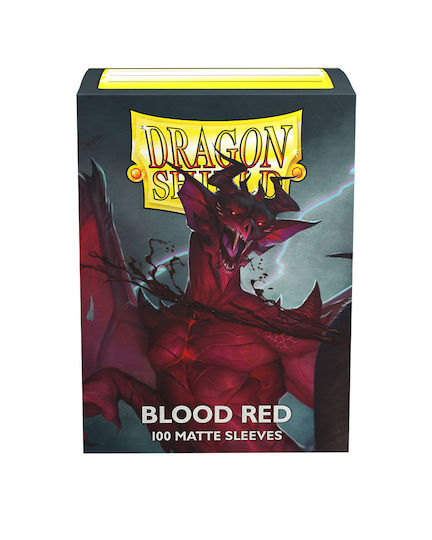 Dragon Shield Game Accessory Blood Red 'Simurag' Standard Matte 100 Sleeves