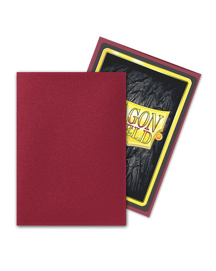 Dragon Shield Game Accessory Blood Red 'Simurag' Standard Matte 100 Sleeves