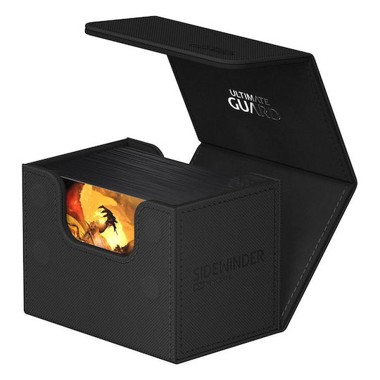 Ultimate Guard Sidewinder XenoSkin Monofarbene Deck Box Standardgröße Schwarze