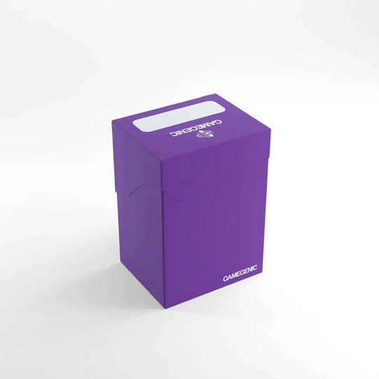 Gamegenic Deck Holder 80+ Deck Box Standard Size Purple
