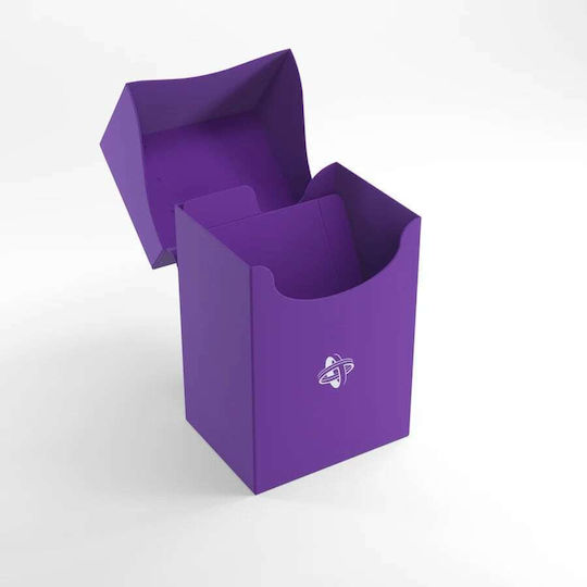 Gamegenic Deck Holder 80+ Deck Box Standard Size Purple