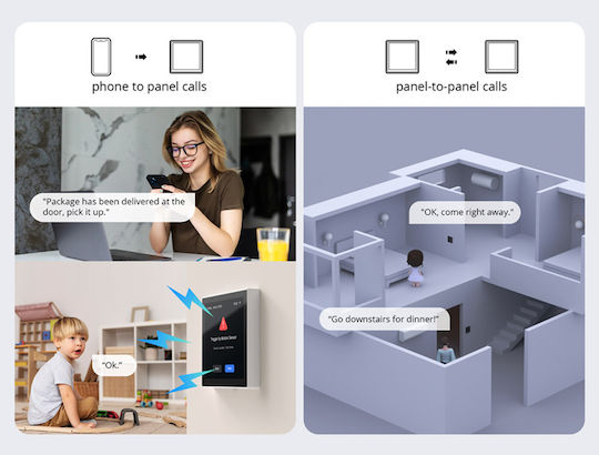 Sonoff NSPanel Pro Recessed Wall Switch with Touch Screen Wi-Fi White