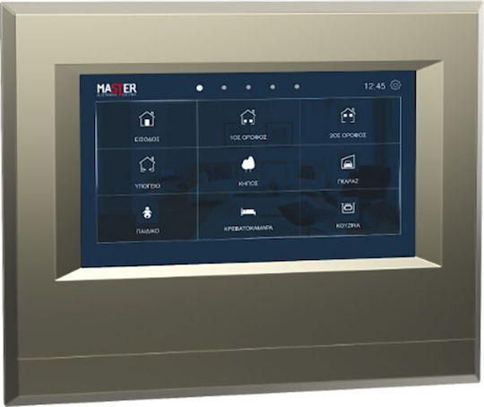 Master Electric Încastrat Comutator de Perete cu Ecran Tactil Wi-Fi Iluminat Gri