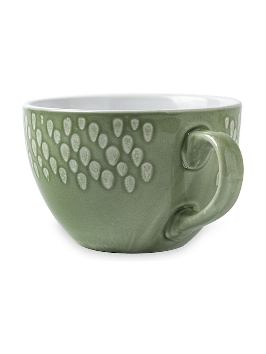 General Trade Ceramic Cup Green 550ml