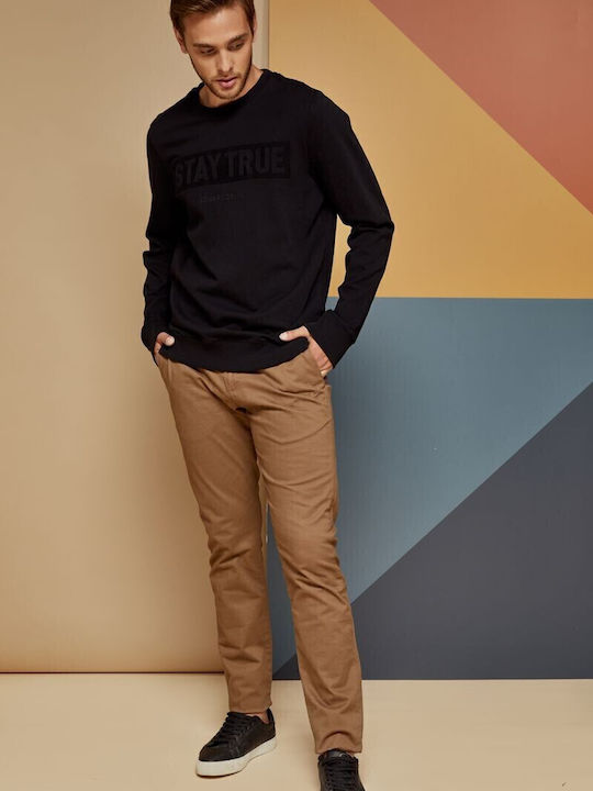 Nasir MP-N-PNT-W20-016 Trousers Chino Elastic Brown
