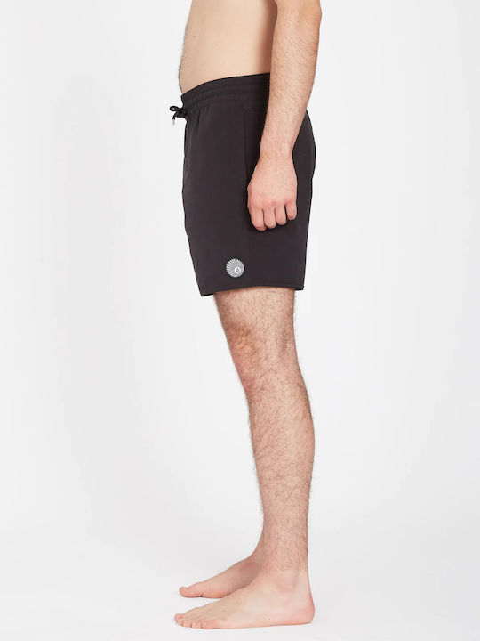 Lido Solid Men's Swimwear Shorts Black