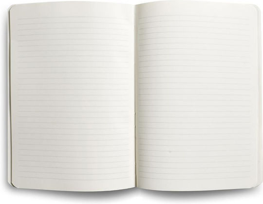 The Writing Fields FlexBook Notebook A6 Ruled with Elastic Black