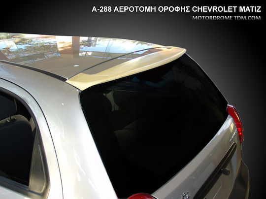Motordrome Car Rear Spoiler Roof from Polyurethane Chevrolet Matiz 1998-2005