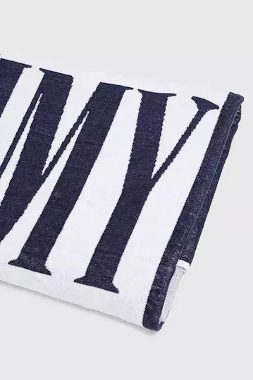 Tommy Hilfiger Logo Signature Cotton Blue 180x100cm