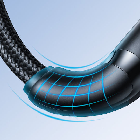 Joyroom S-UC027A9 Braided USB 2.0 Cable USB-C male - USB-A Black 0.25m