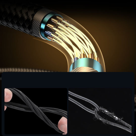 Joyroom S-UC027A6 USB 2.0 Cable USB-C male - USB-A PD Μαύρο 1.2m