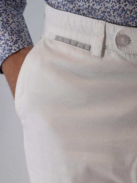 GL2315169-71156 Pantaloni Chino Elastic Alb