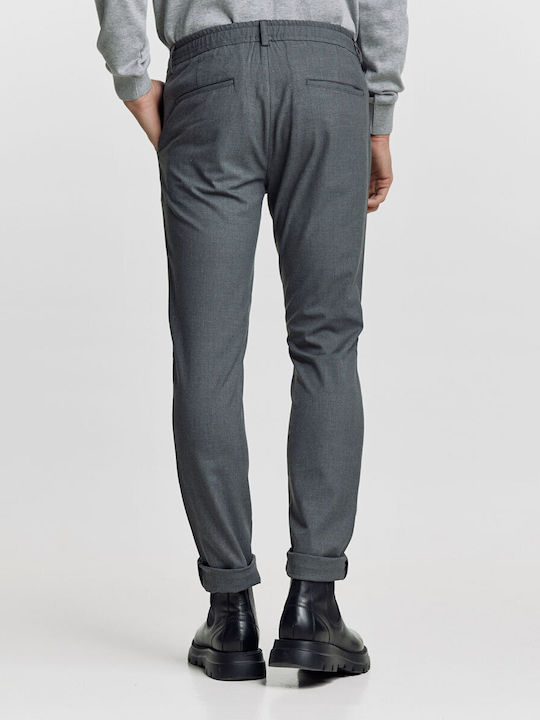 Guy Laroche Men's Trousers in Slim Fit Gray