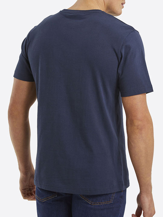 Nautica Ανδρικό T-shirt Navy Μπλε με Στάμπα