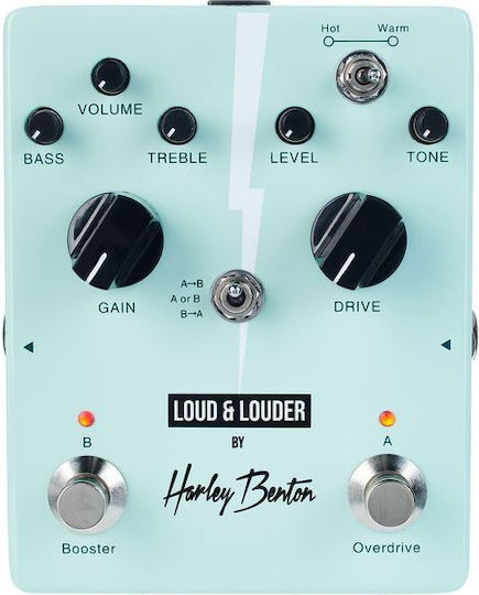 Harley Benton Loud & Louder Педал ЕфектБустер Електрически бас