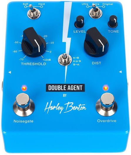 Harley Benton Double Agent Педал Ефект Изкривяване / Overdrive Електрическа китара
