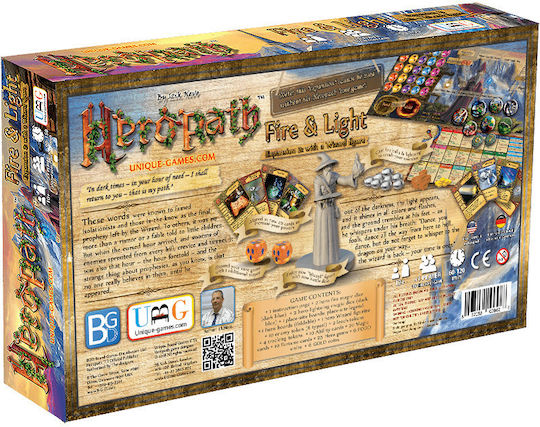 Spiel Erweiterung Heropath: Dragon Roar – Fire & Light für 1-4 Spieler 12+ Jahre (EN)