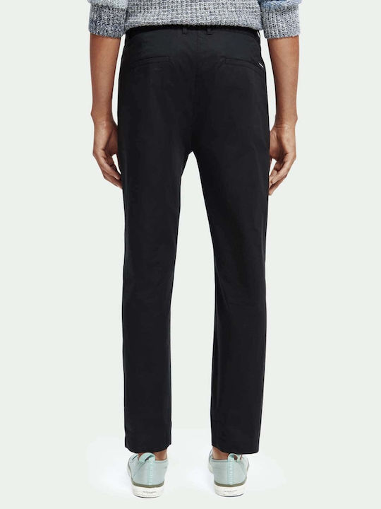 Scotch & Soda Blake Men's Trousers Chino in Regular Fit Black