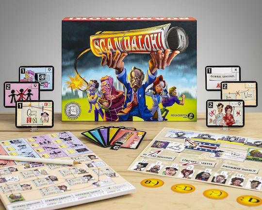 Board Game ScandalOh! for 1-6 Players 12+ Years Old (EN) Megacorpin Games
