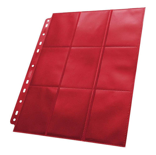 Ultimate Guard Kartenseiten 9-Fächer Standardgröße 50Stk Rote