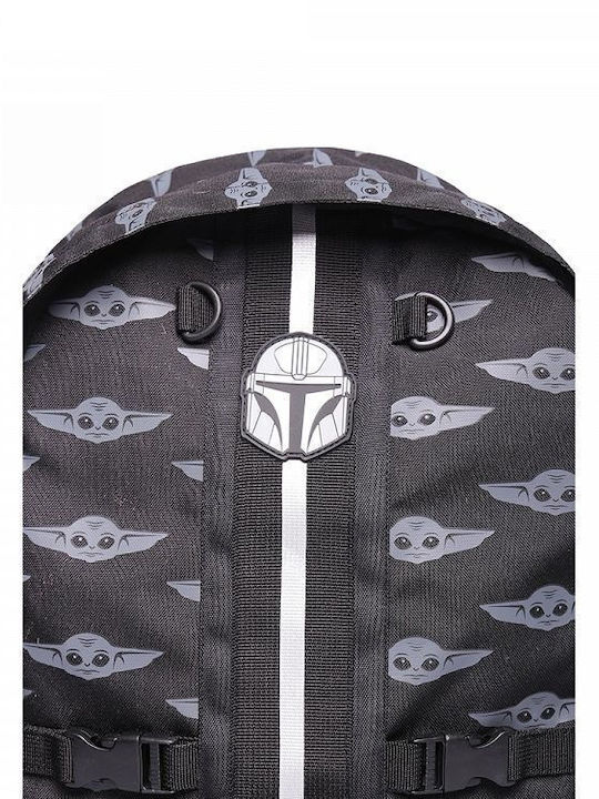 Difuzed Star Wars The Mandalorian School Bag Backpack Elementary, Elementary in Black color