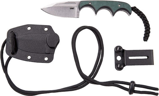 Columbia River Knives Minimalist Spear Point Μαχαίρι Πράσινο σε Θήκη