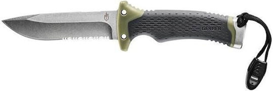 Gerber Ultimate Knife Gray with Blade made of Steel in Sheath