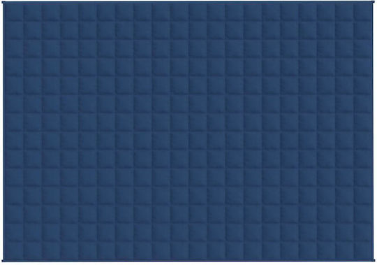 vidaXL Pătură De Gravitație Pentru Canapea 138x200cm Albastră